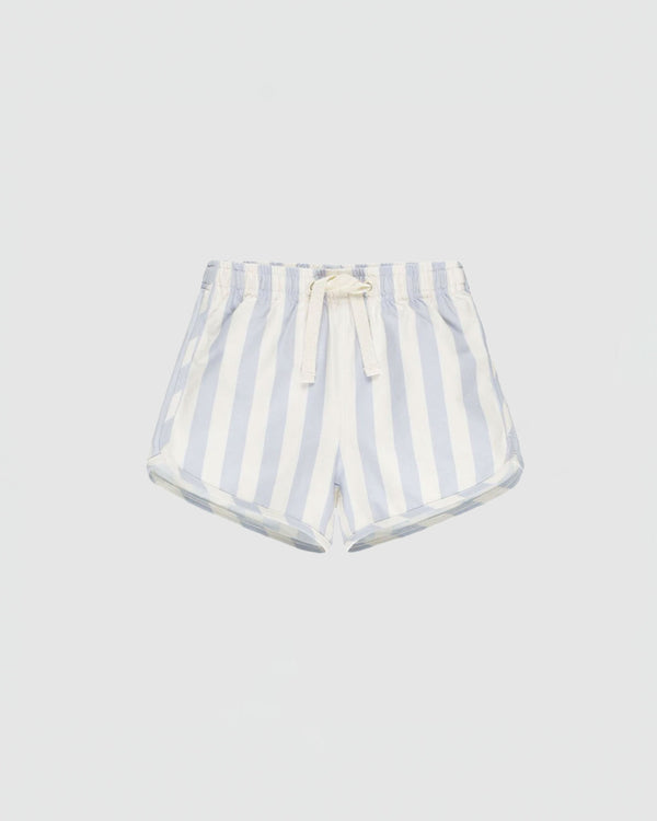 Rylee + Cru Swim Trunk in Blue Stripe