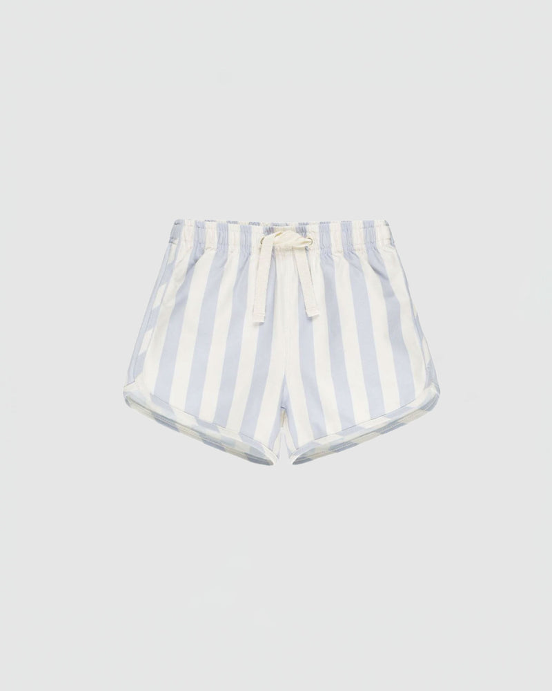 Rylee + Cru Swim Trunk in Blue Stripe