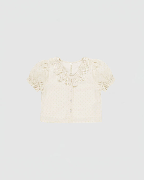 Rylee + Cru Bella Blouse in Natural