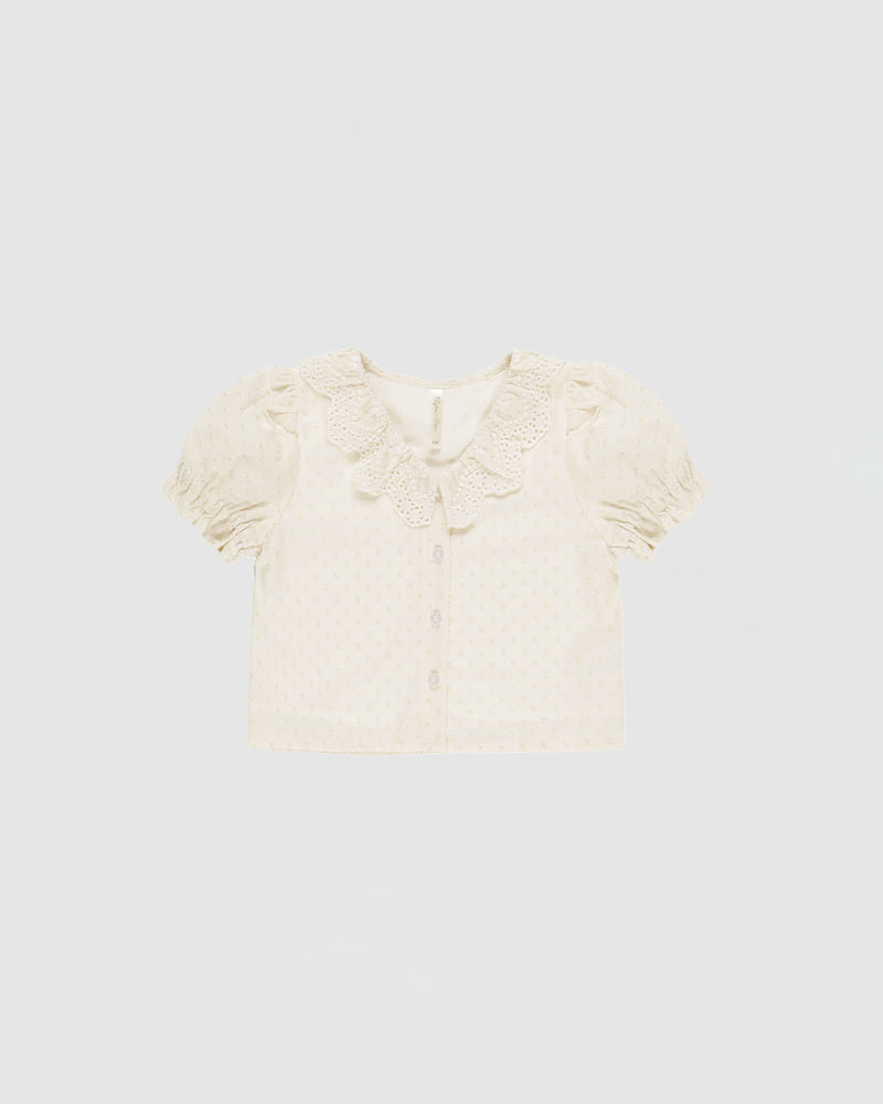 Rylee + Cru Bella Blouse in Natural