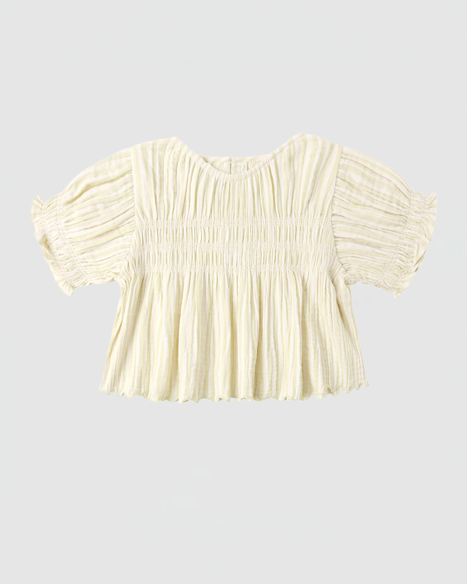 Rylee + Cru Colette Top in Citron Stripe