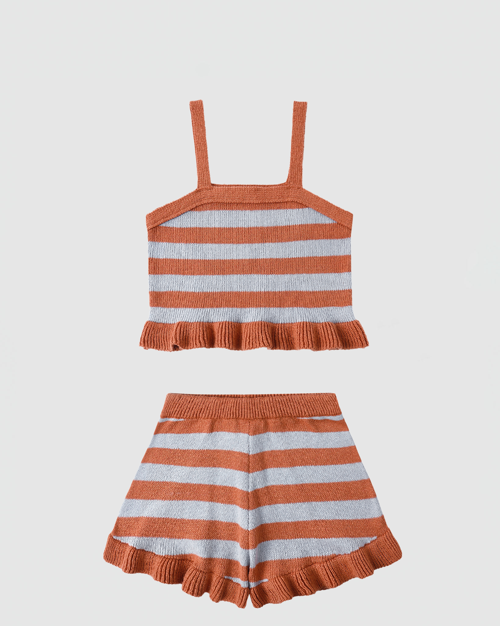 Rylee + Cru Naomi Set in Americana Stripe
