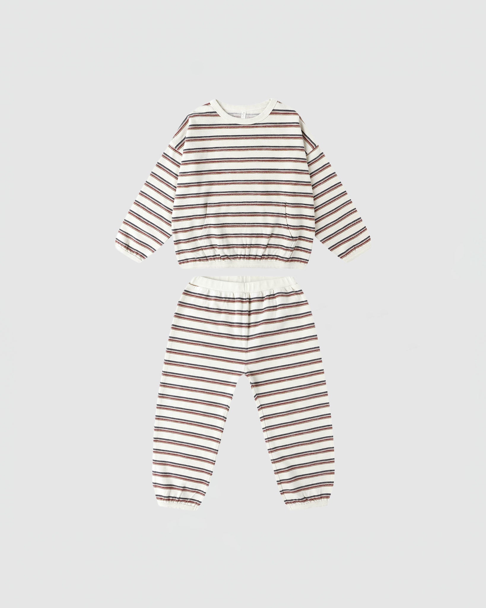 Rylee + Cru Relaxed Set in Vintage Stripe