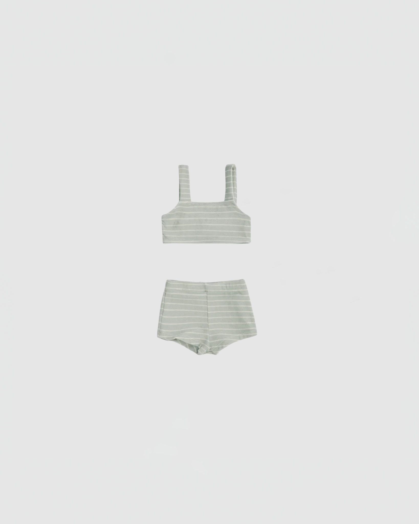 Rylee + Cru Dylan Bikini in Seafoam Stripe