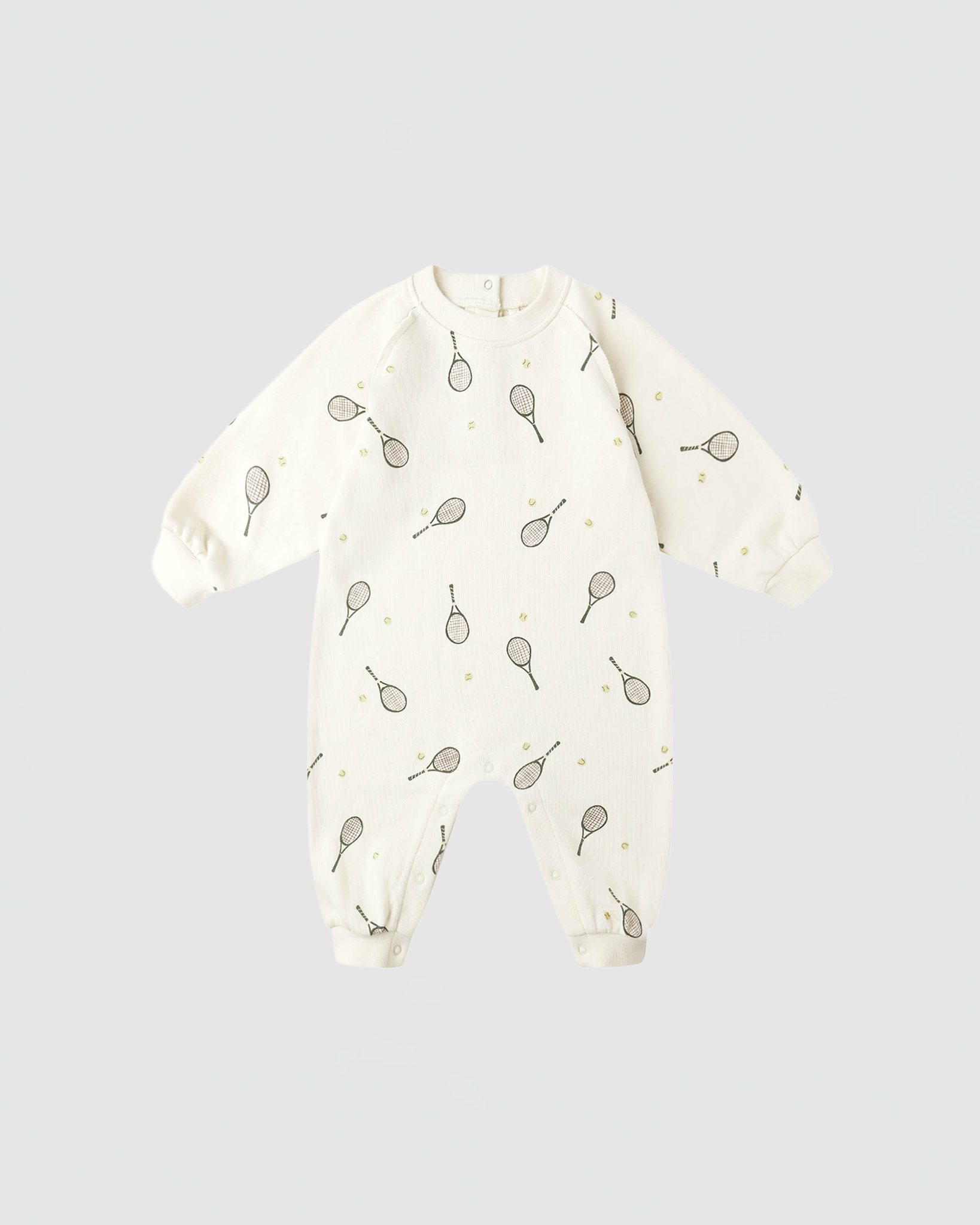 Rylee + Cru Knit Raglan Jumpsuit in Tennis