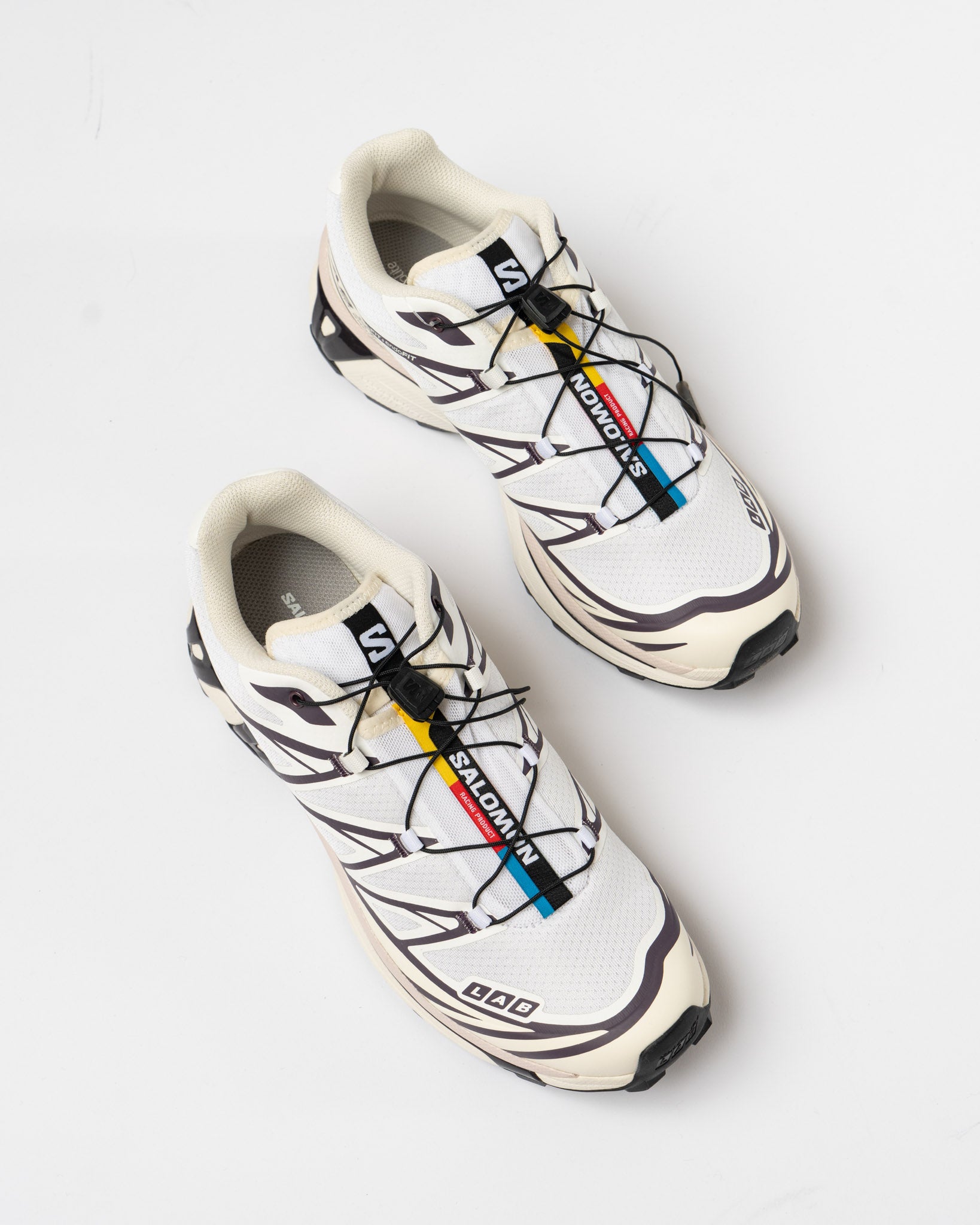 スニーカー SALOMON SNEAKER XT-6 WHITE/VANILLA ICE/PLUM PERFECT XT-6 'White Vanilla Ice Plum' (L47864600) Clean, crisp, and