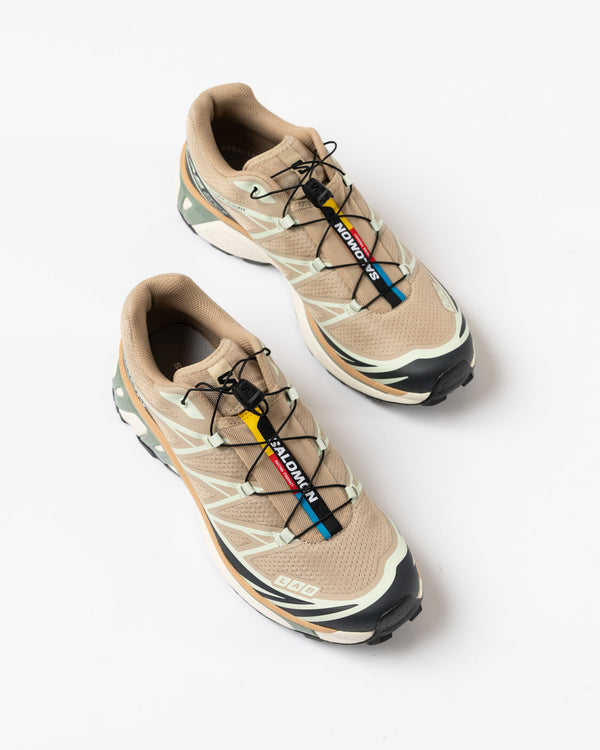 Salomon XT-6 Oxford Tan/Carbon/Claqua