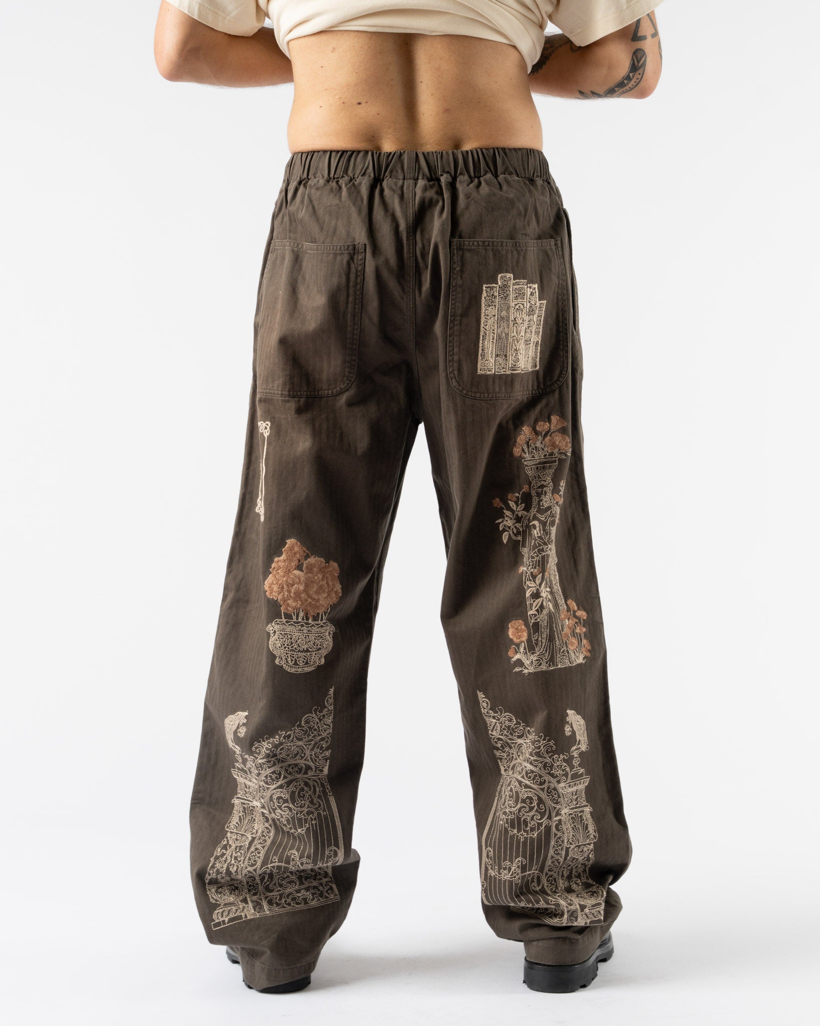 Samuel Zelig Jardin Pant in Faded Black