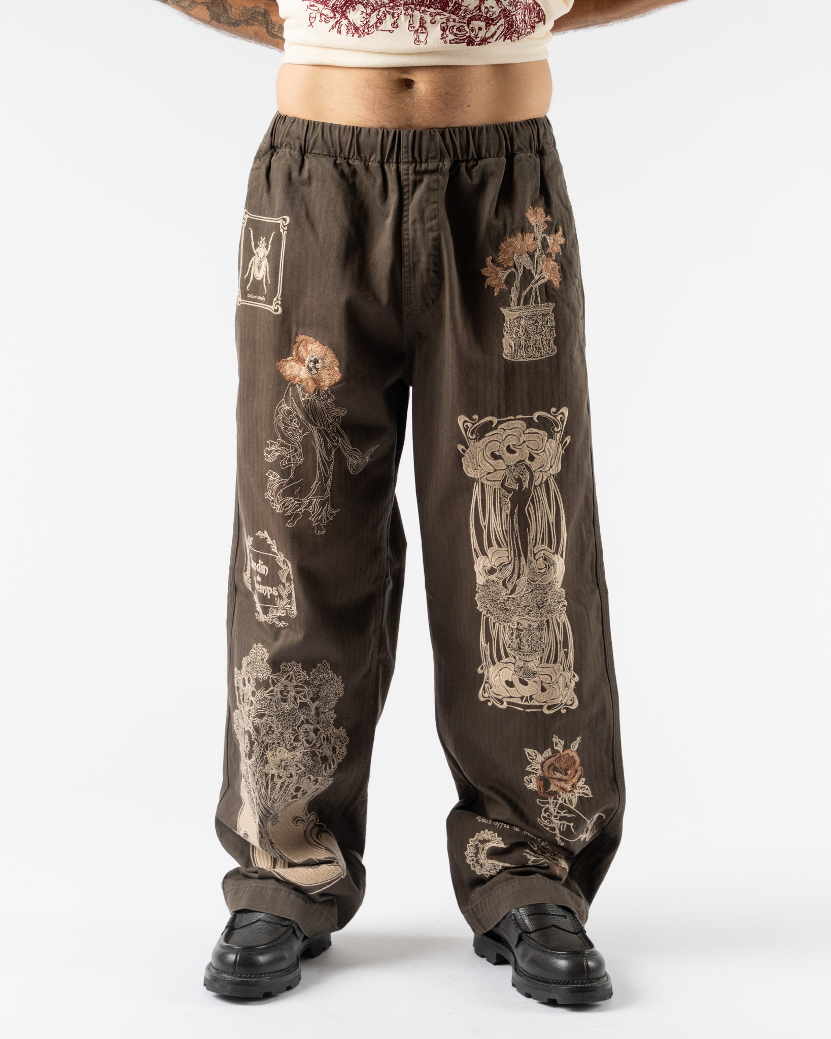 Samuel Zelig Jardin Pant in Faded Black