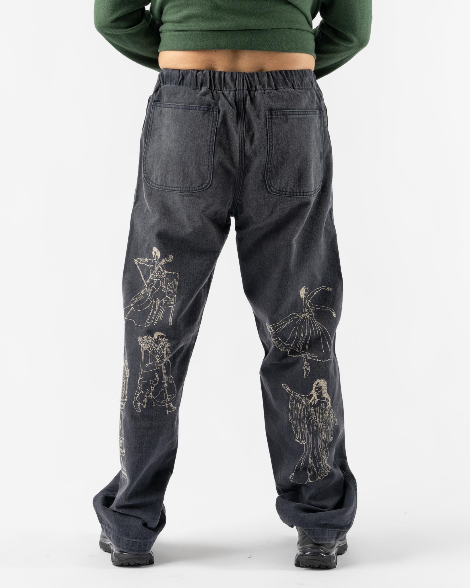 Samuel Zelig Ballet Pant in Chore Blue