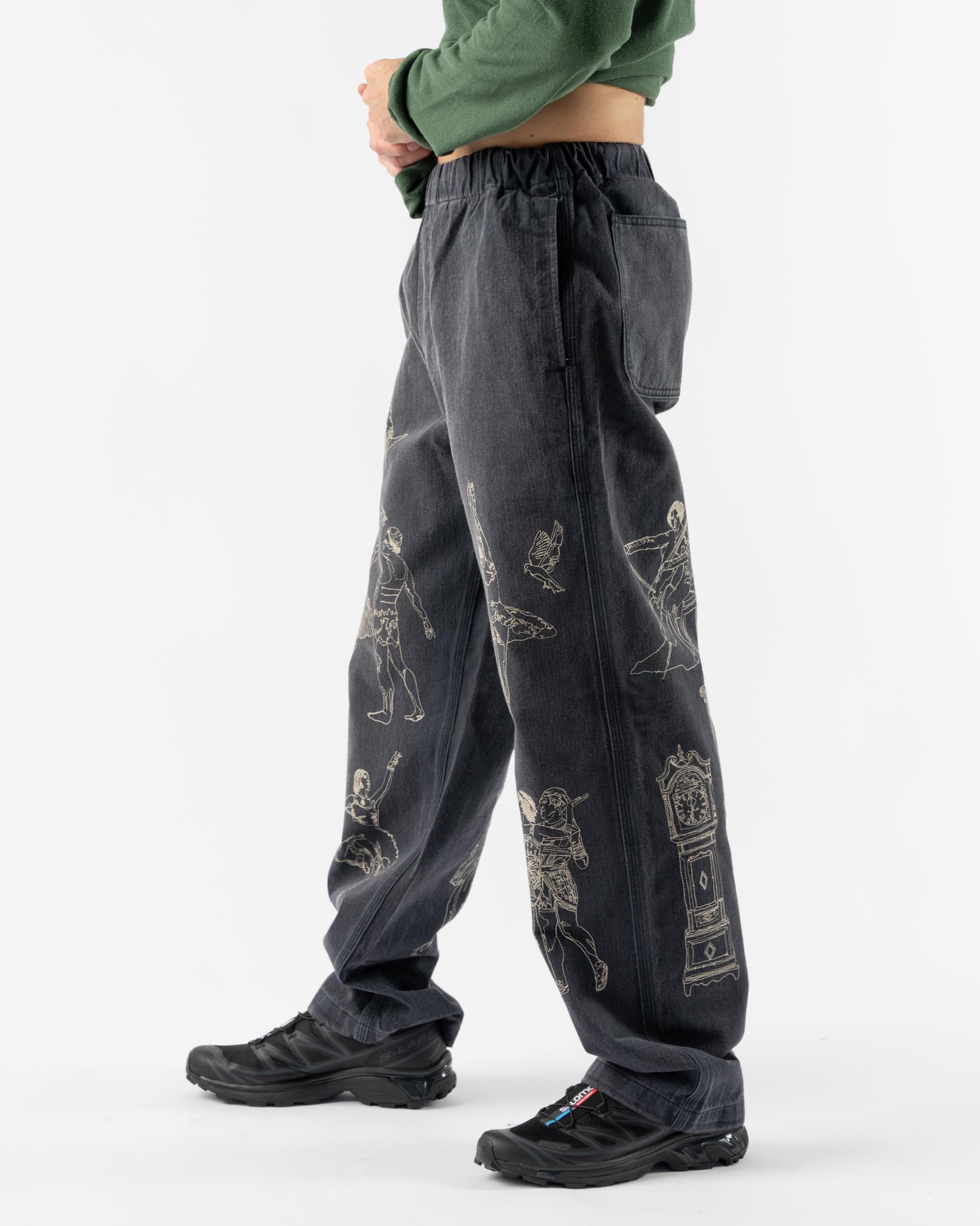 Samuel Zelig Ballet Pant in Chore Blue