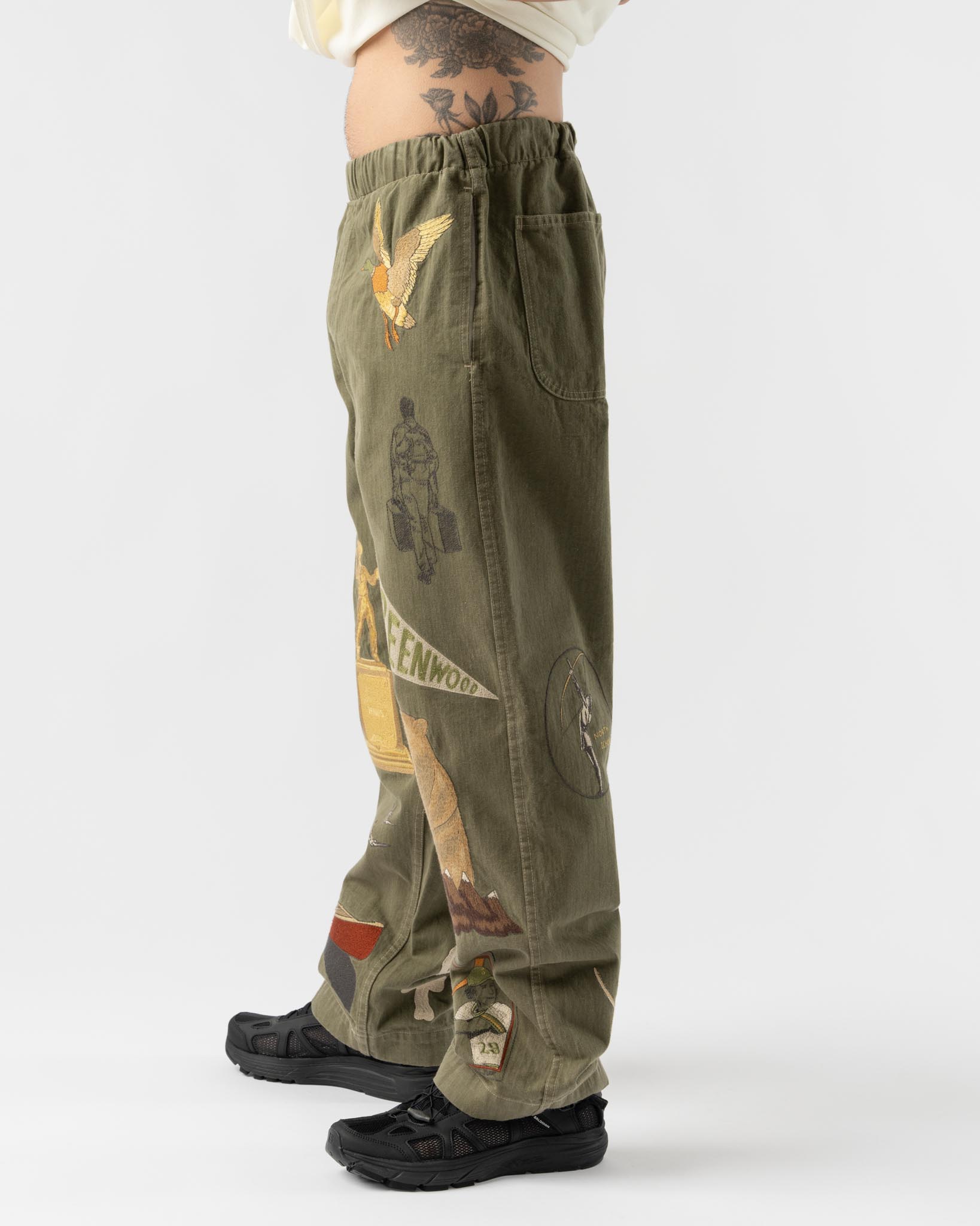Samuel Zelig Gallery 002 Pant in Army Green
