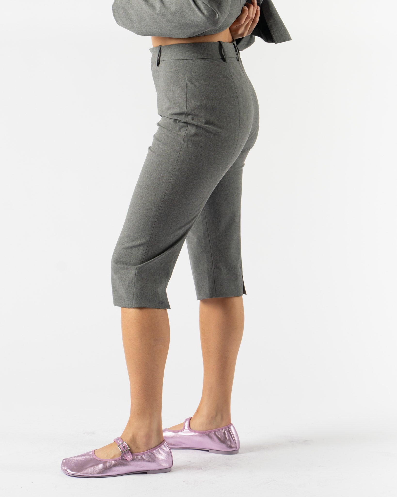 Sandy Liang Melvin Capris in Grey