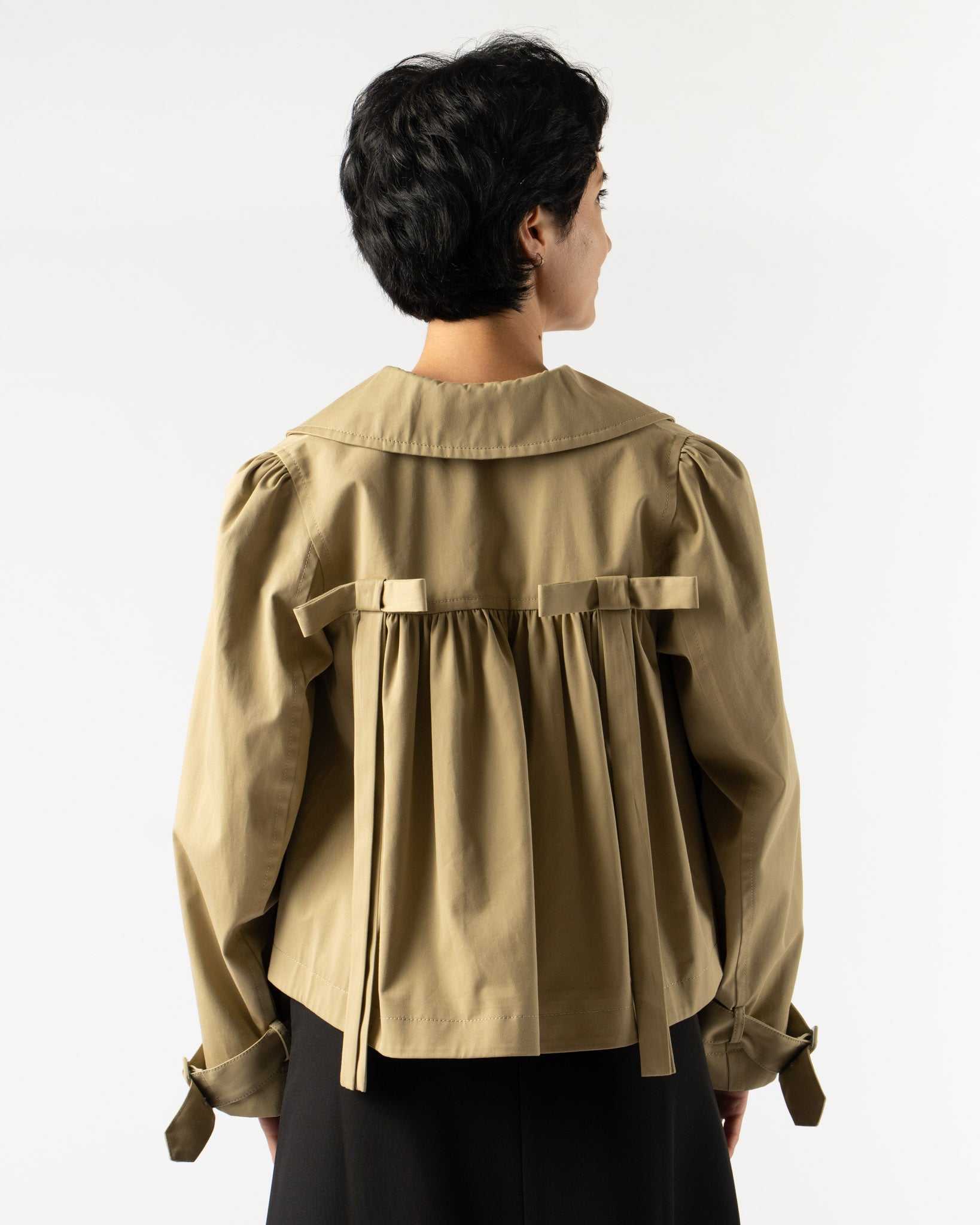 Sandy Liang Balton Jacket in Sand
