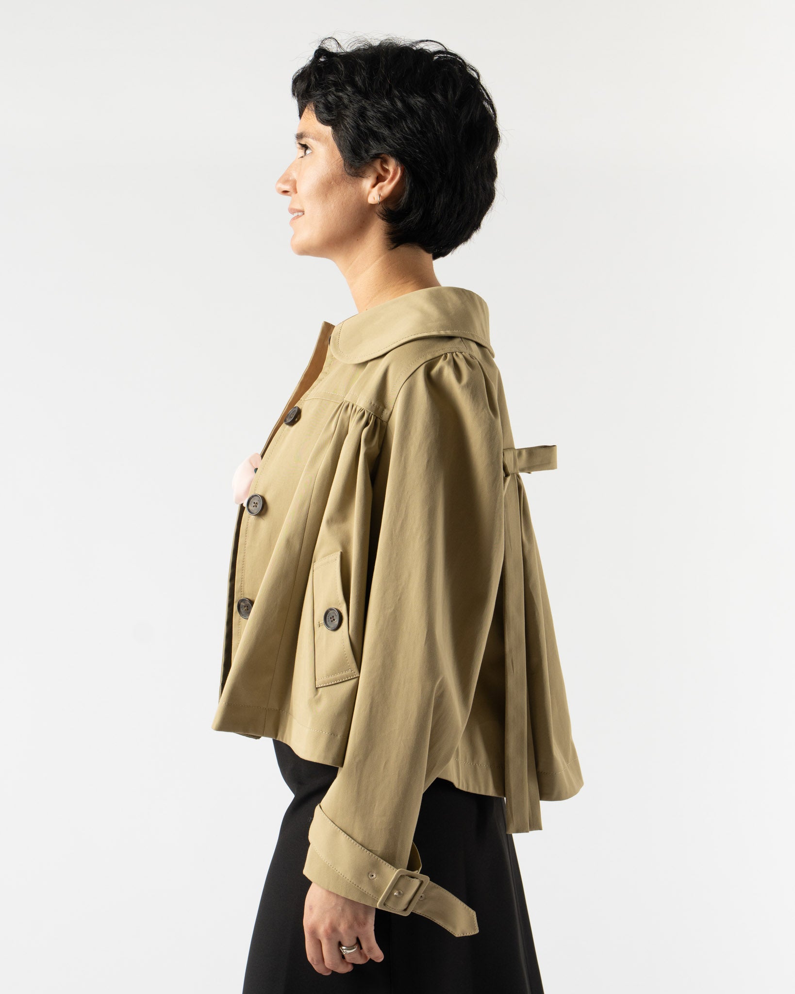 Sandy Liang Balton Jacket in Sand