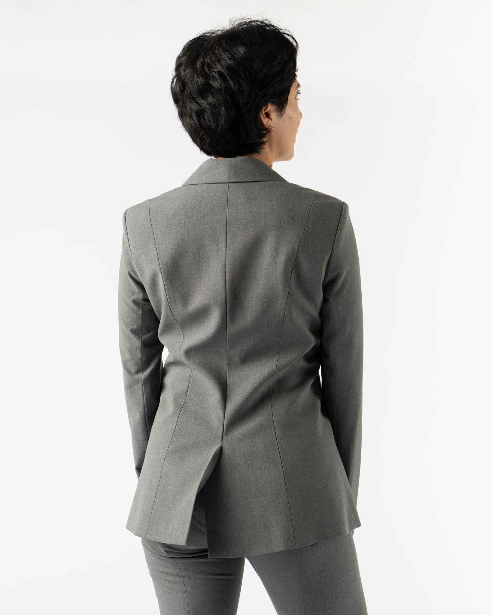 Sandy Liang Exton Jacket in Grey