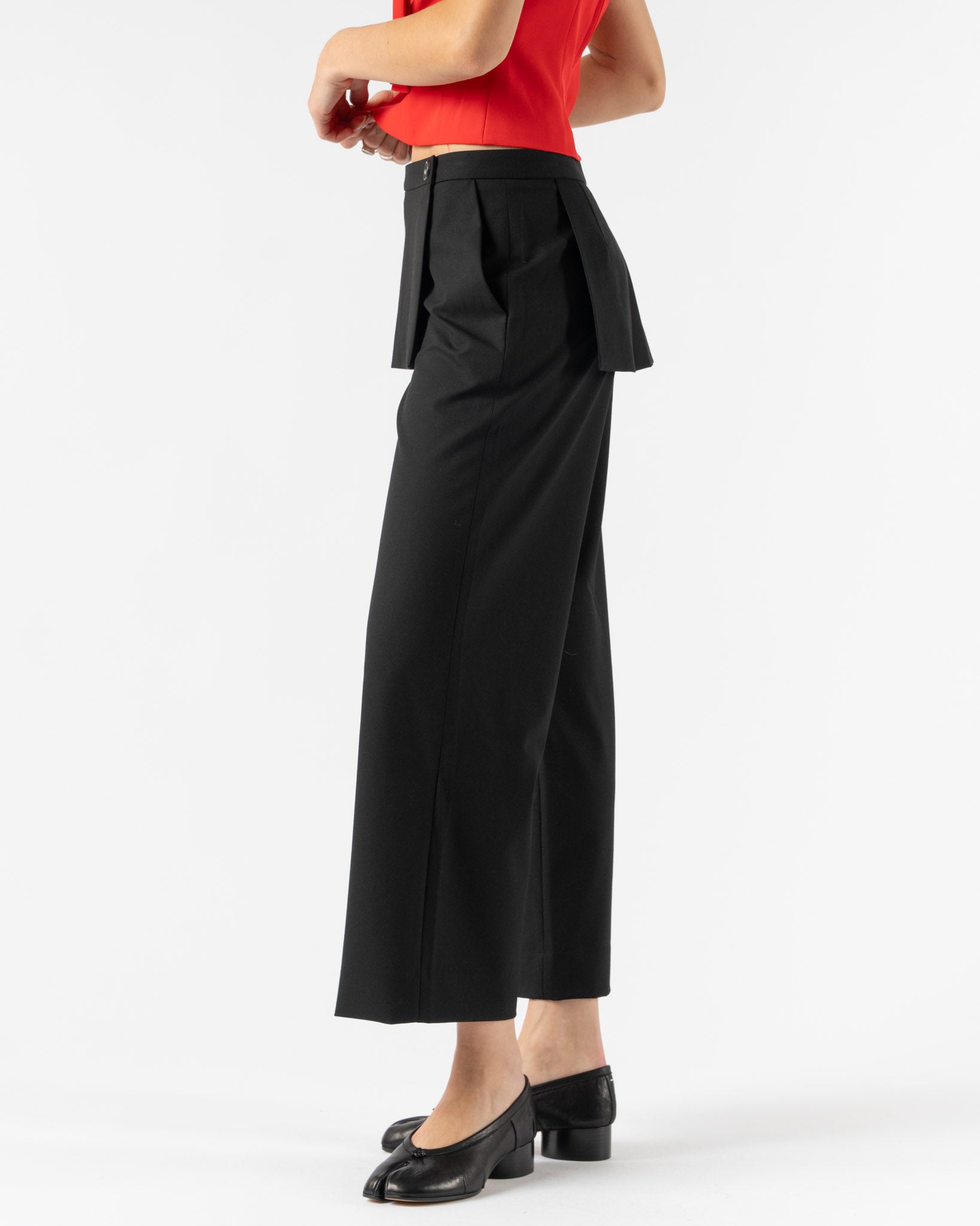 Sandy Liang Mott Pant in Black