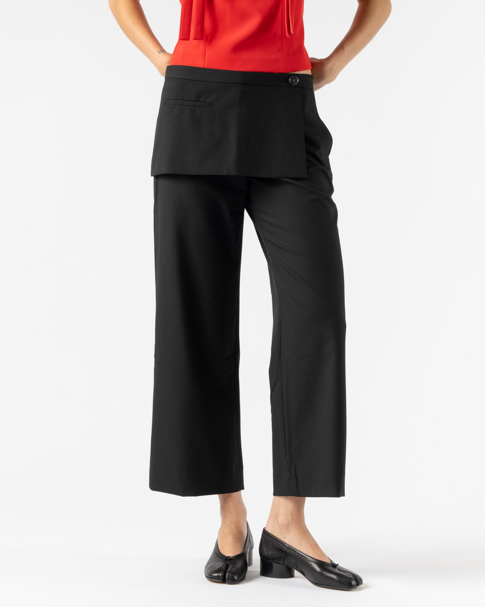 Sandy Liang Mott Pant in Black