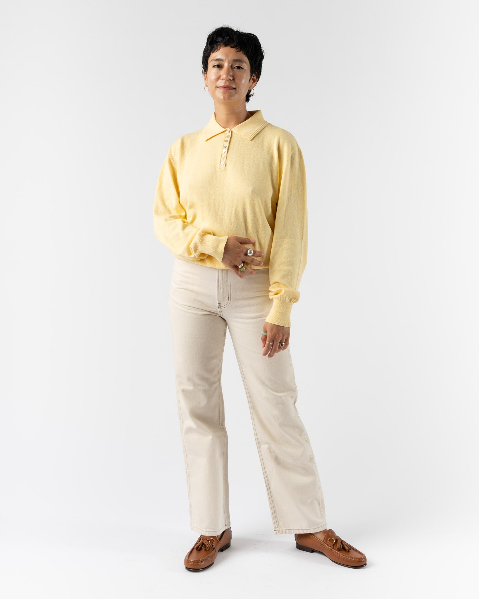 Sandy Liang Stardew Sweater in Yellow