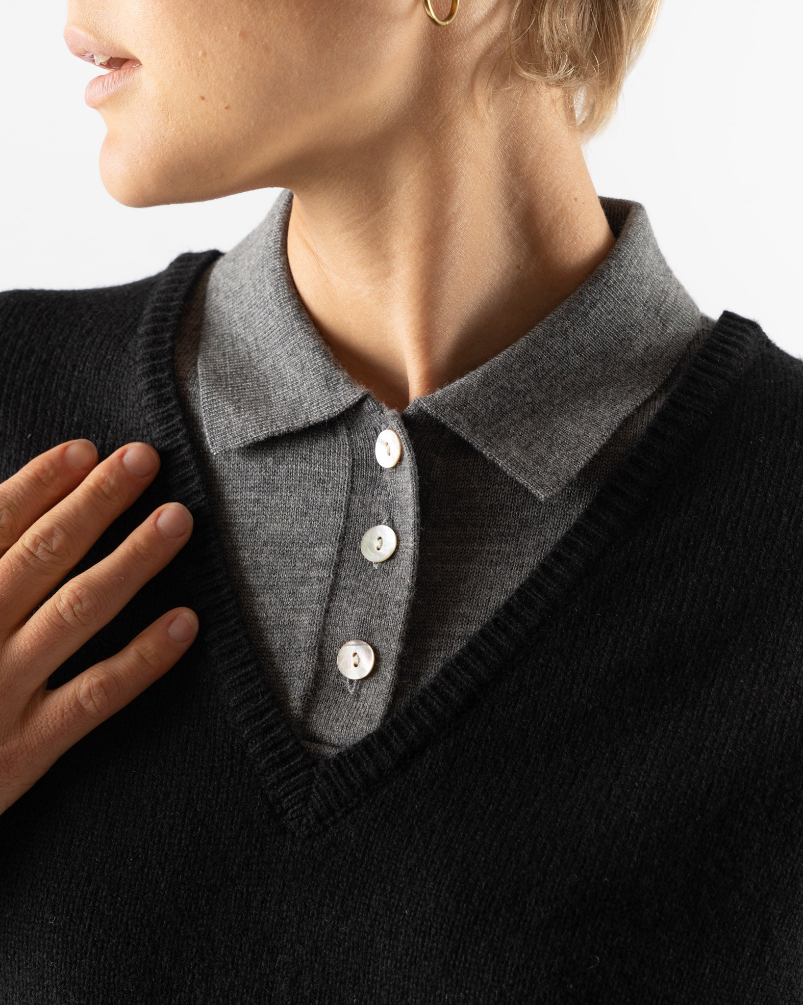 Sandy Liang Wesley Sweater in Black