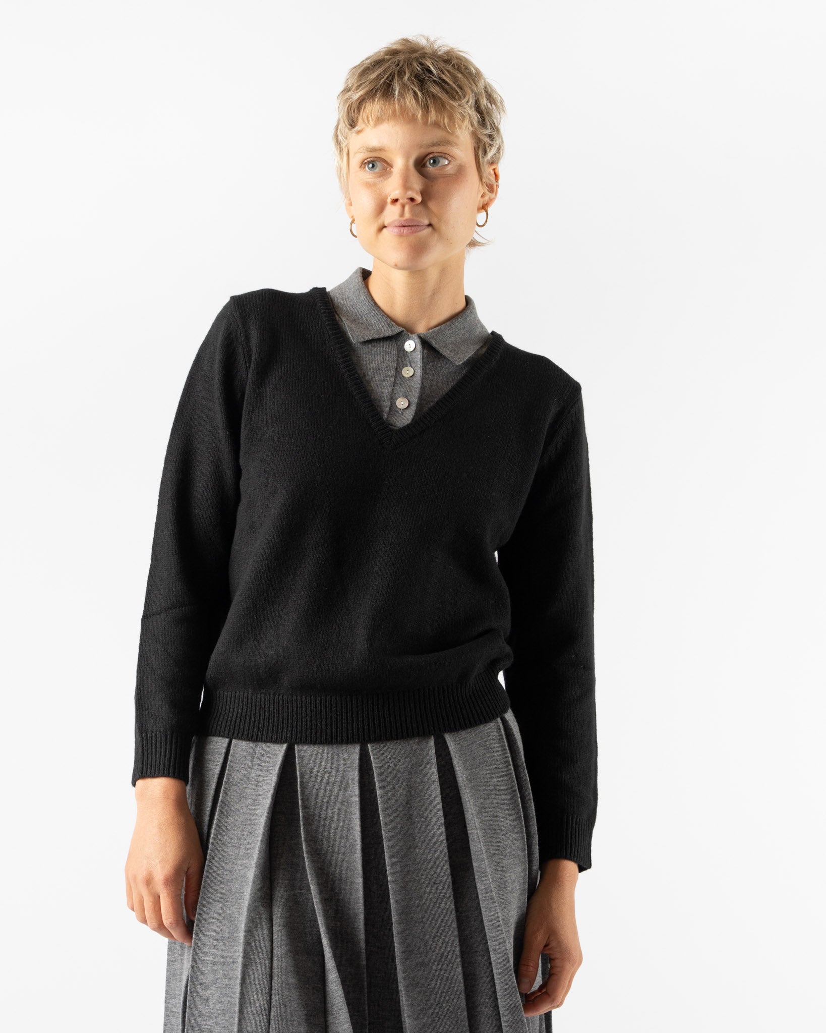 Sandy Liang Wesley Sweater in Black