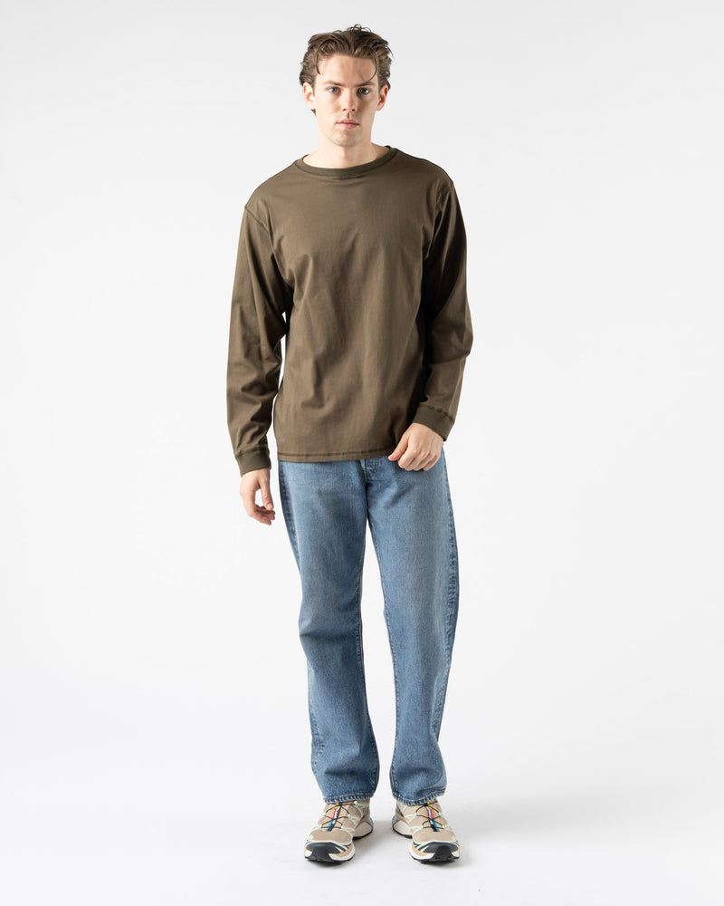 Satta Organic Long Sleeve in Charcoal