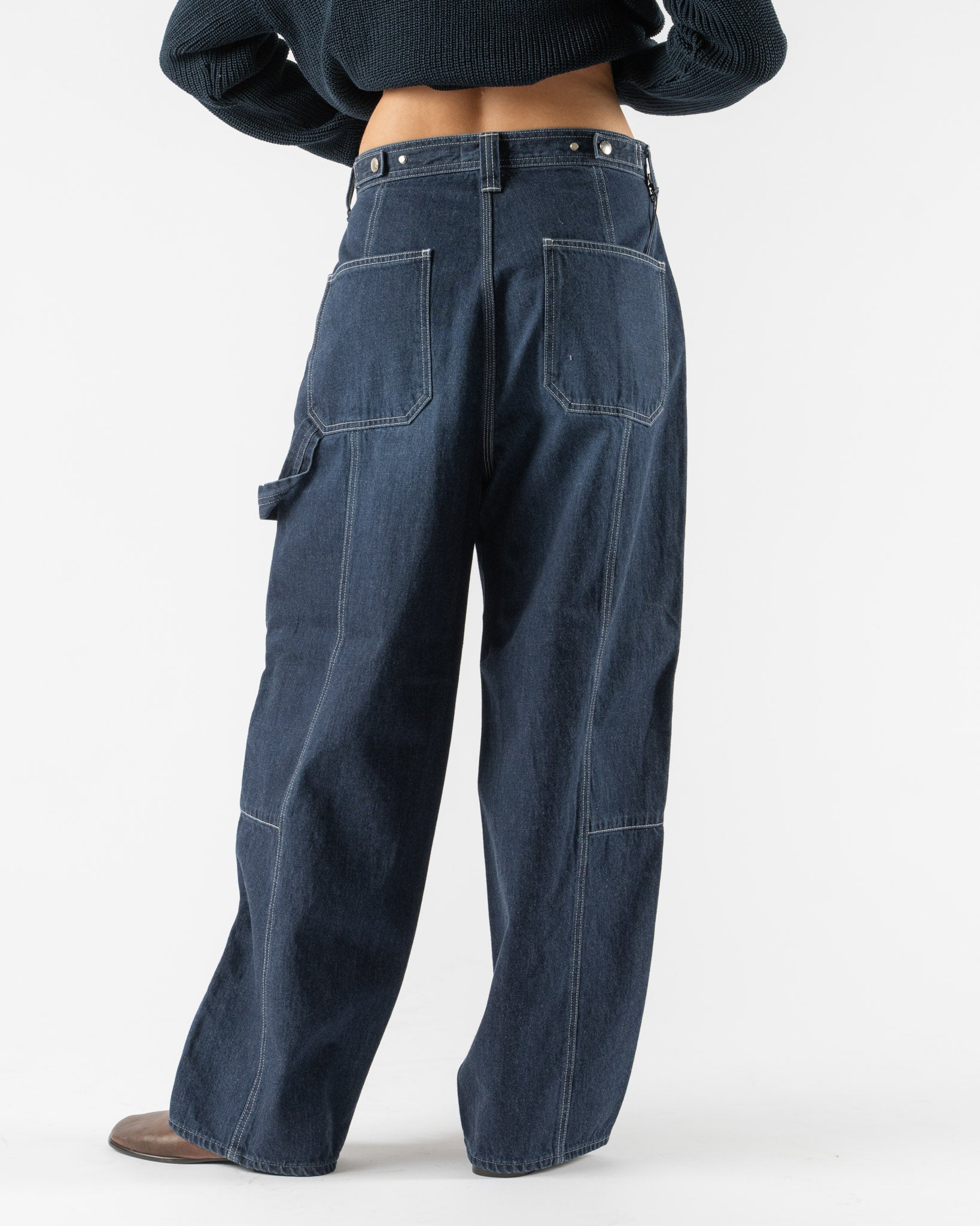 Serge Painter Pants in Faded Blue