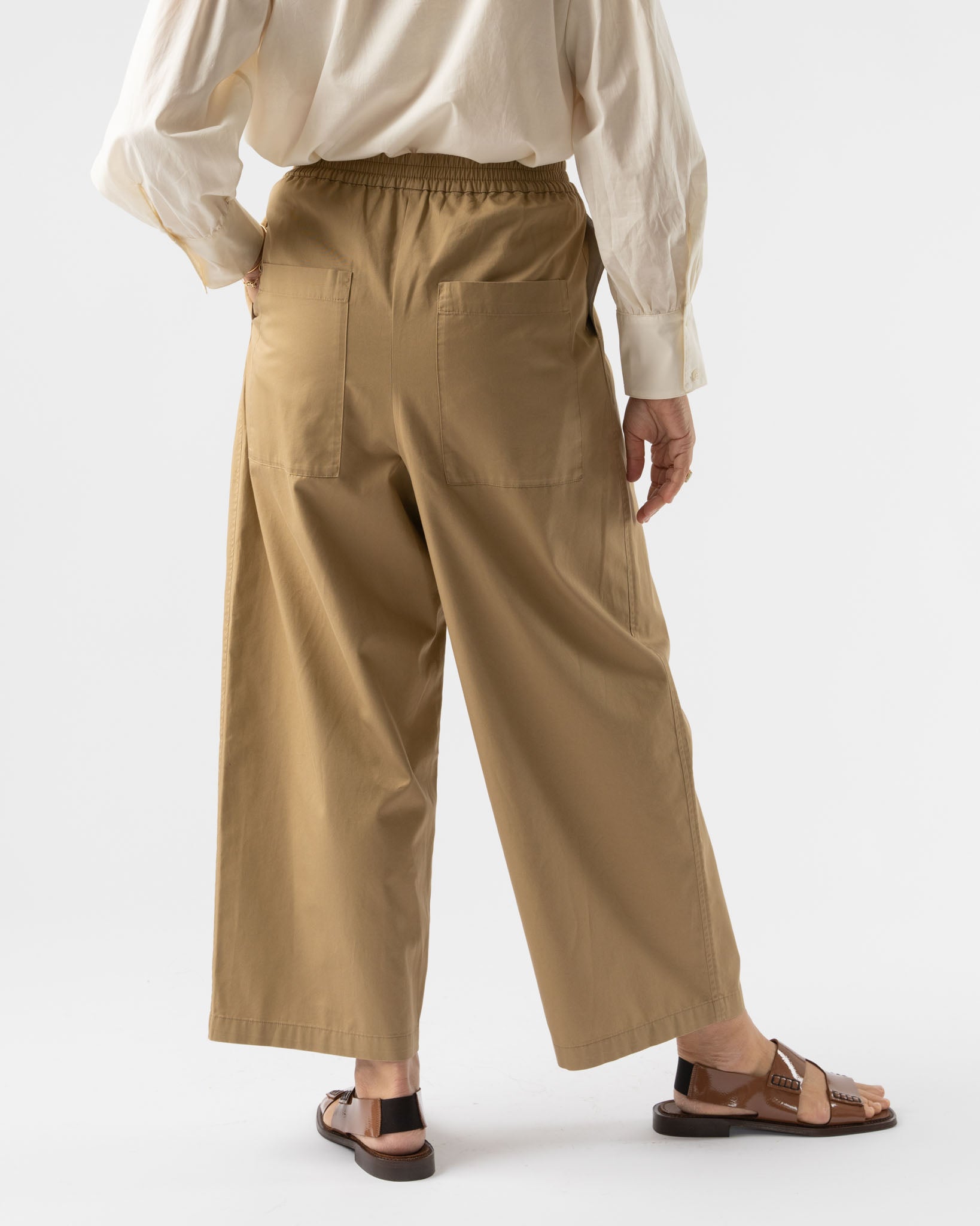 Shaina Mote Easy Pant in Khaki