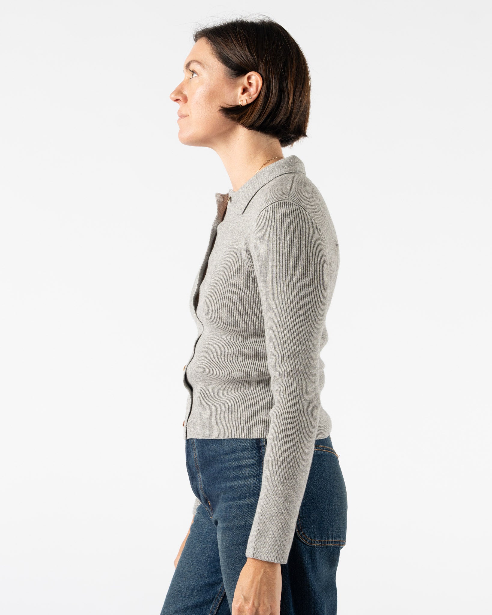 Shaina Mote Selma Cardigan in Melange Grey