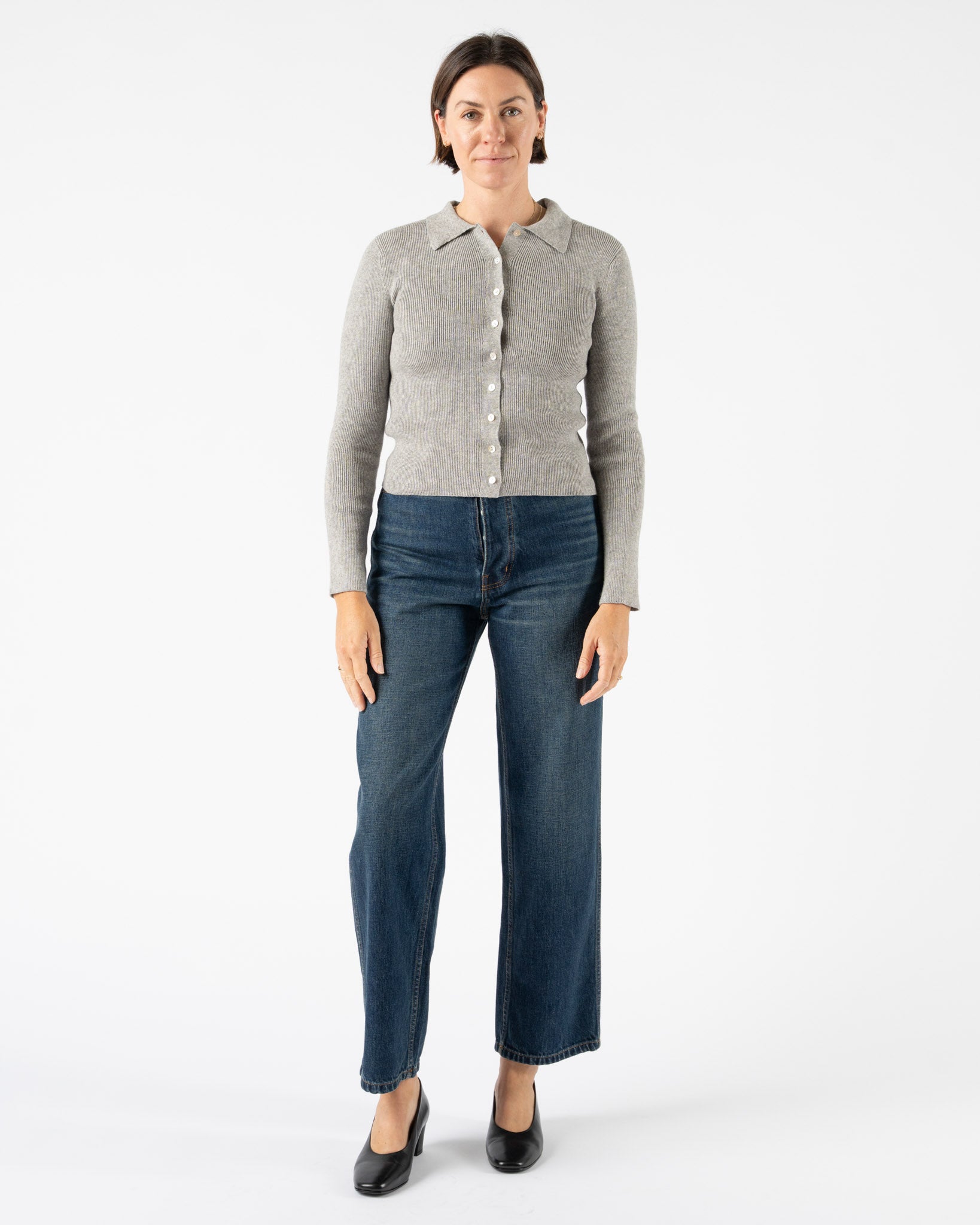 Shaina Mote Selma Cardigan in Melange Grey