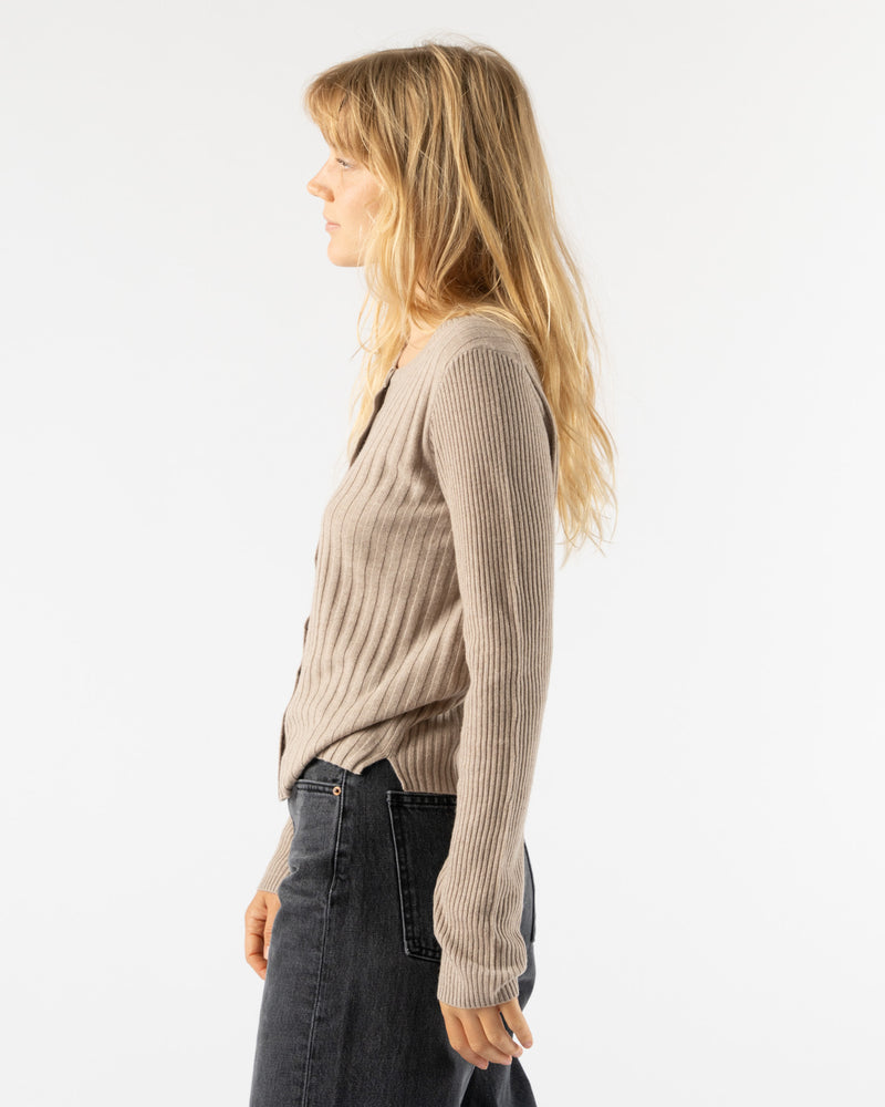 Alex Mill Kb Ribb Sweater in Pumice