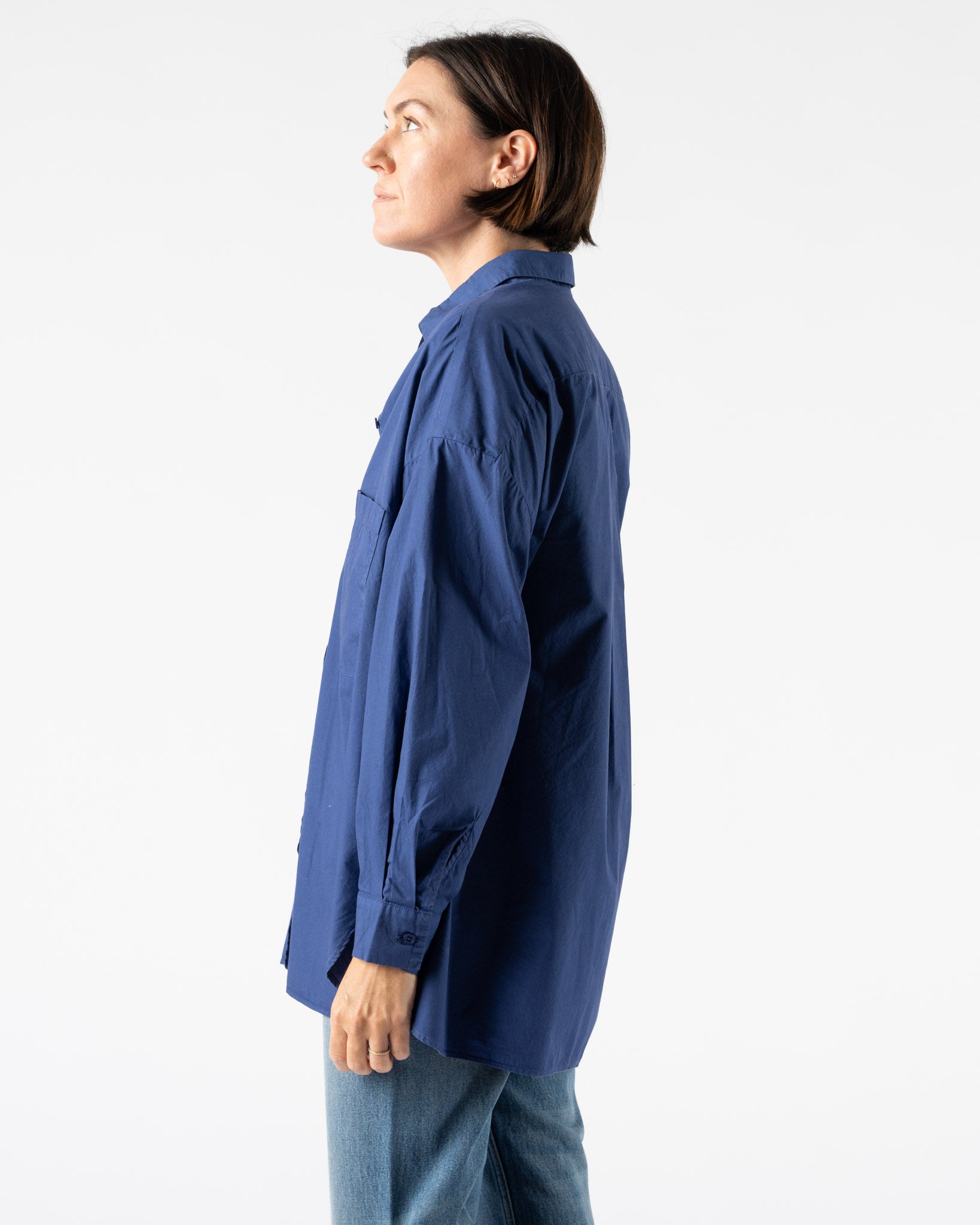 Shaina Mote Pocket Shirt in Mechanics Blue