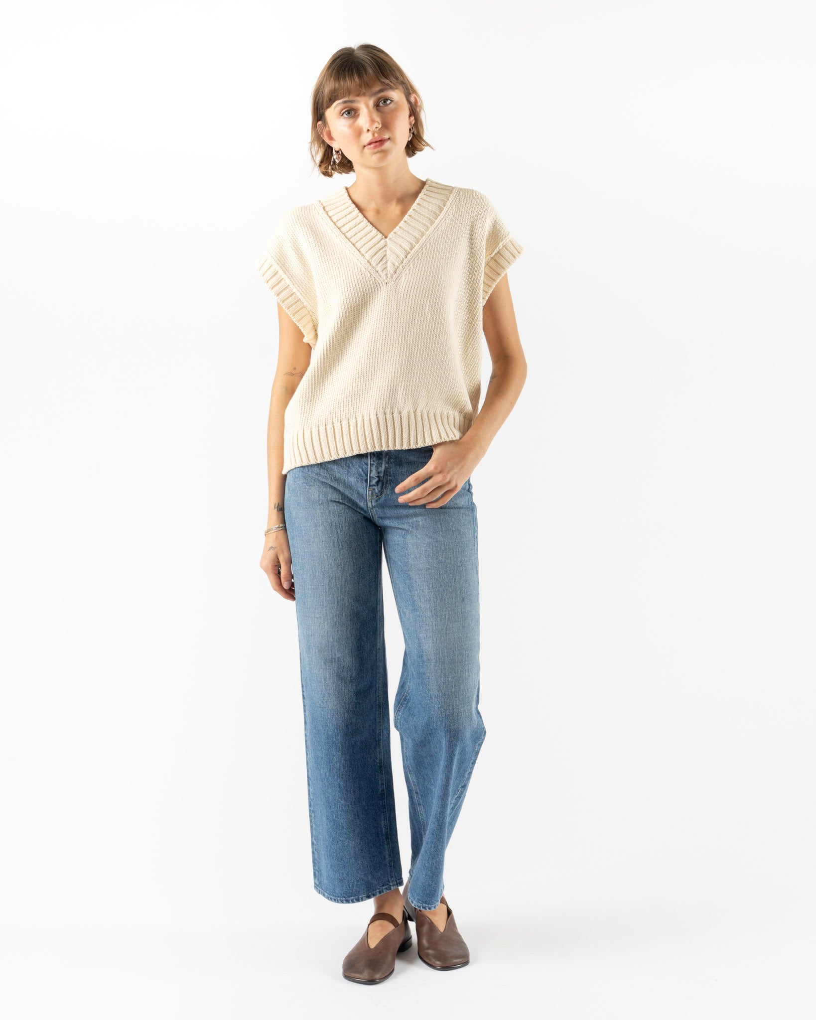 Shaina Mote Lalo Vest in Natural