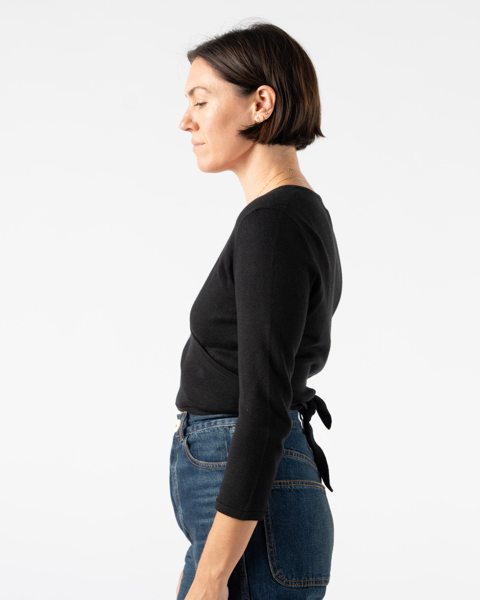 Shaina Mote Elsa Top in Onyx