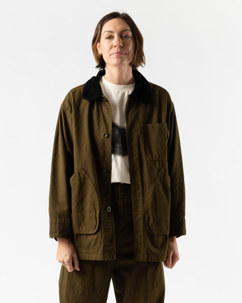 Shaina Mote Painter Coat in Olive