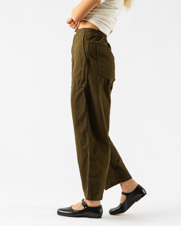 Shaina Mote Painter Pant in Olive