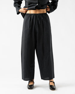 Shaina Mote Pajama Pant in Navy Pinstripe