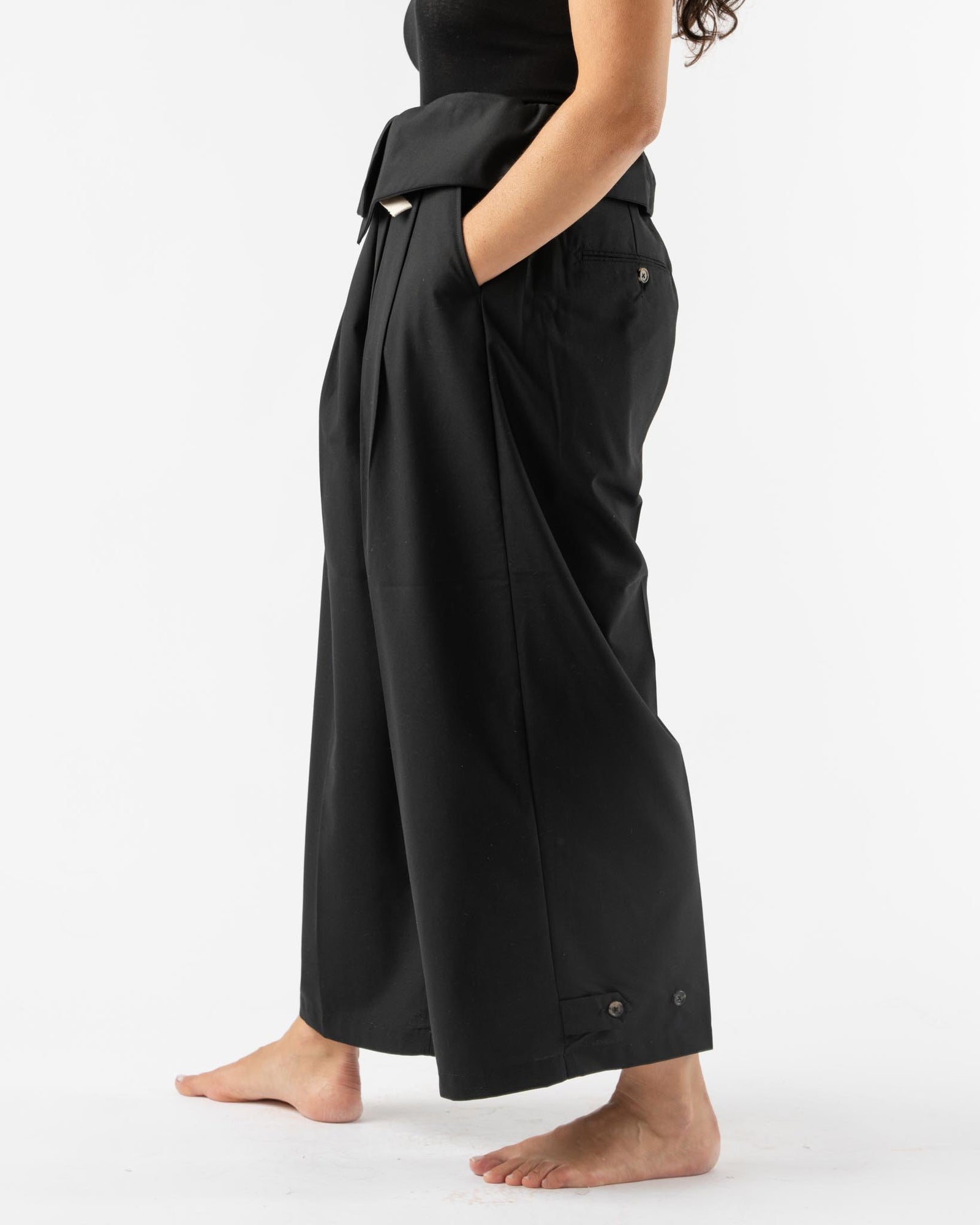 Sillage Gurkha Pants in Black Curated at Jake and Jones