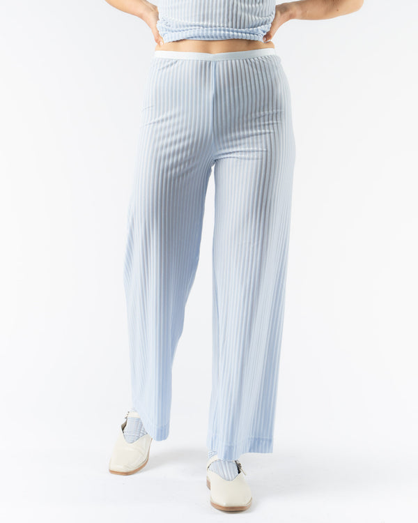 Simone Wild Rib Low Waist Pants in Sky