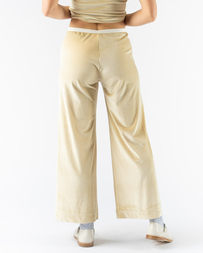 Simone Wild Low Waist Pants in Lemon/White Ribbon