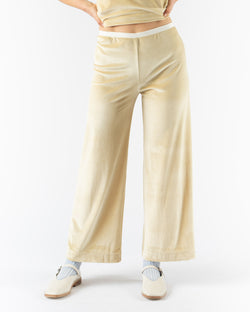 Simone Wild Low Waist Pants in Lemon/White Ribbon