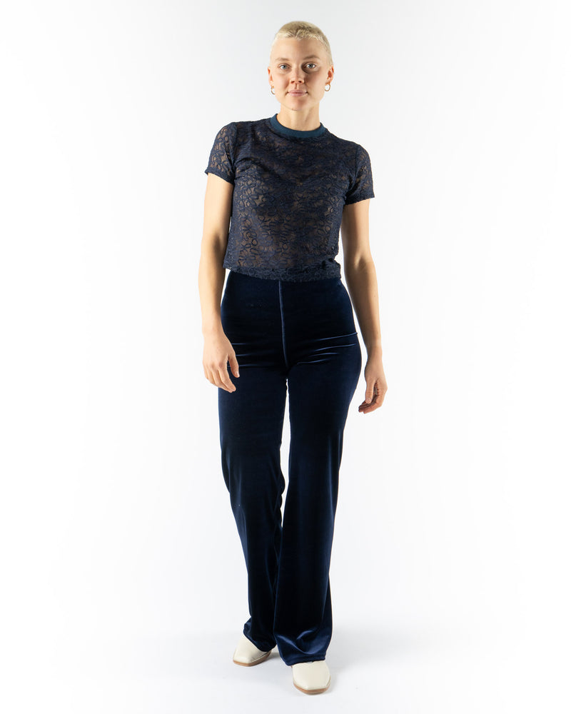 Simone Wild Wide Leg Pants in Navy