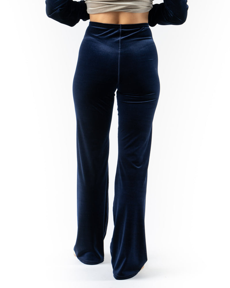 Simone Wild Wide Leg Pants in Navy