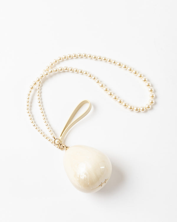 Simone Rocha Micro Egg Bag with Pearl Crossbody