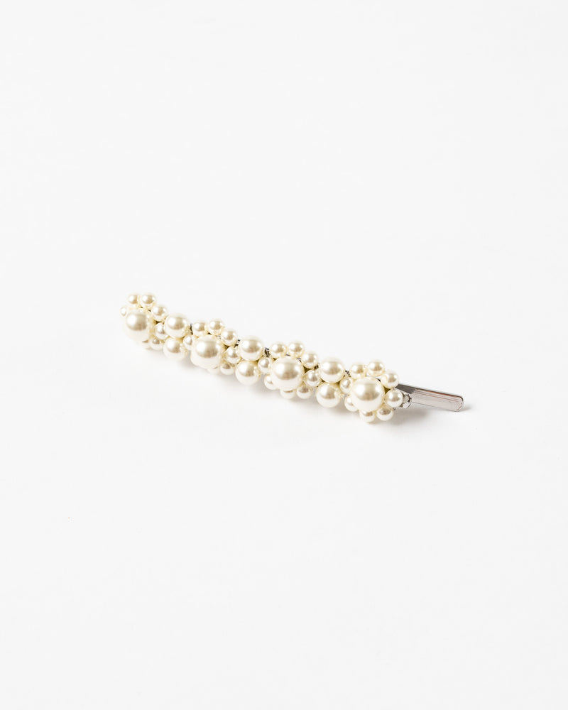 Simone Rocha Flower Hair Clip in Pearl