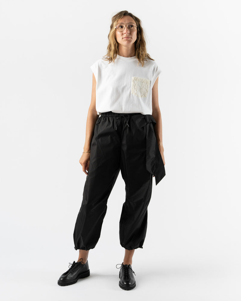 Simone Rocha Black Bow Track Pants