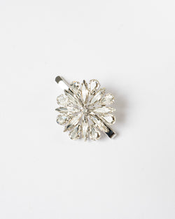 Simone Rocha Crystal Blossom Hair Clip in Crystal