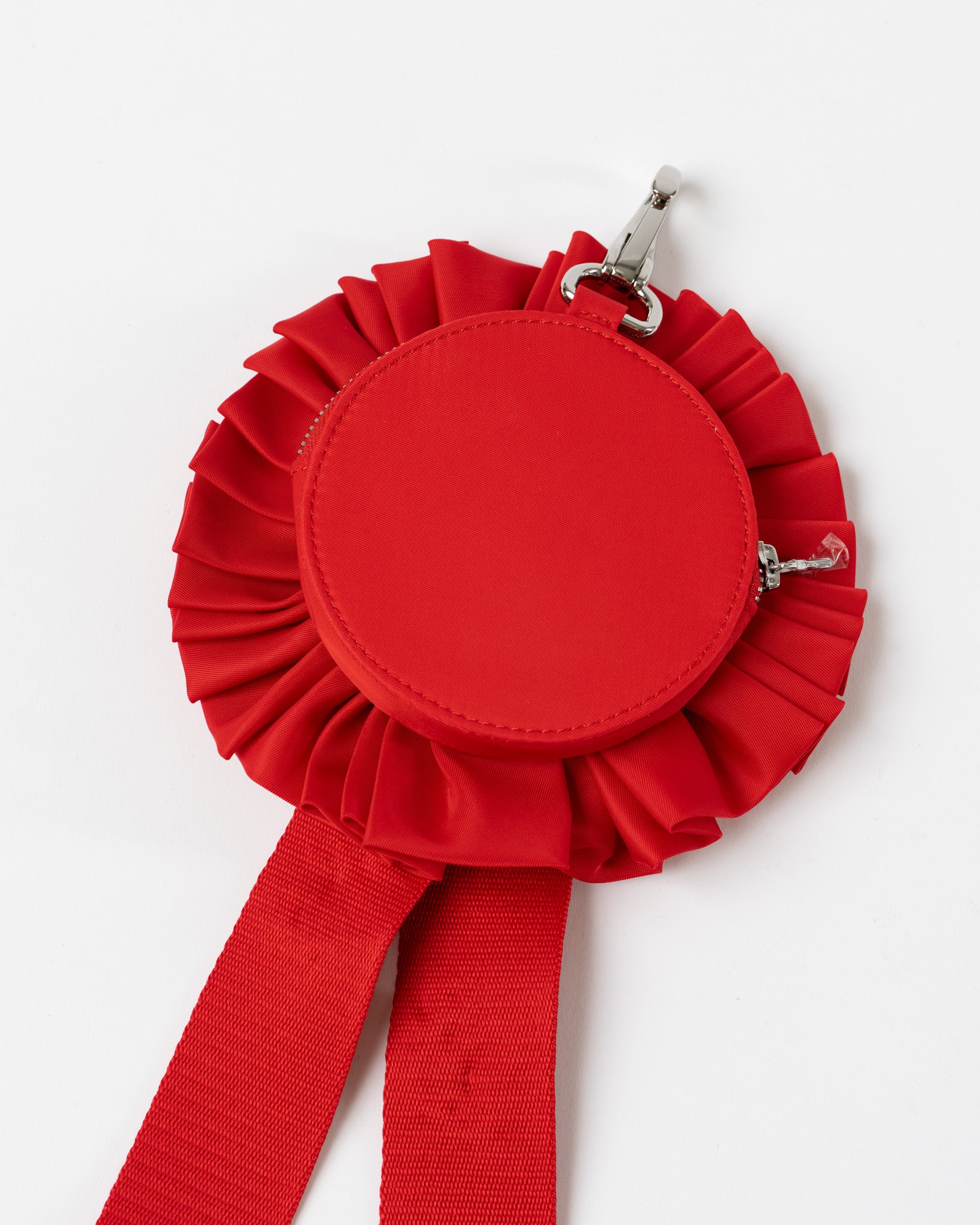 Simone Rocha Ribbon Rosette Coin Purse in Red