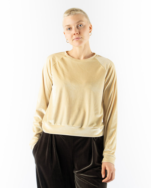 Simone Wild Raglan Sweater in Lemon