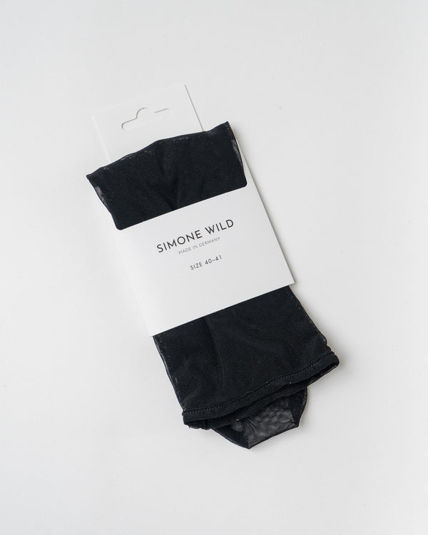 Simone Wild Mesh Ankle Socks in Black
